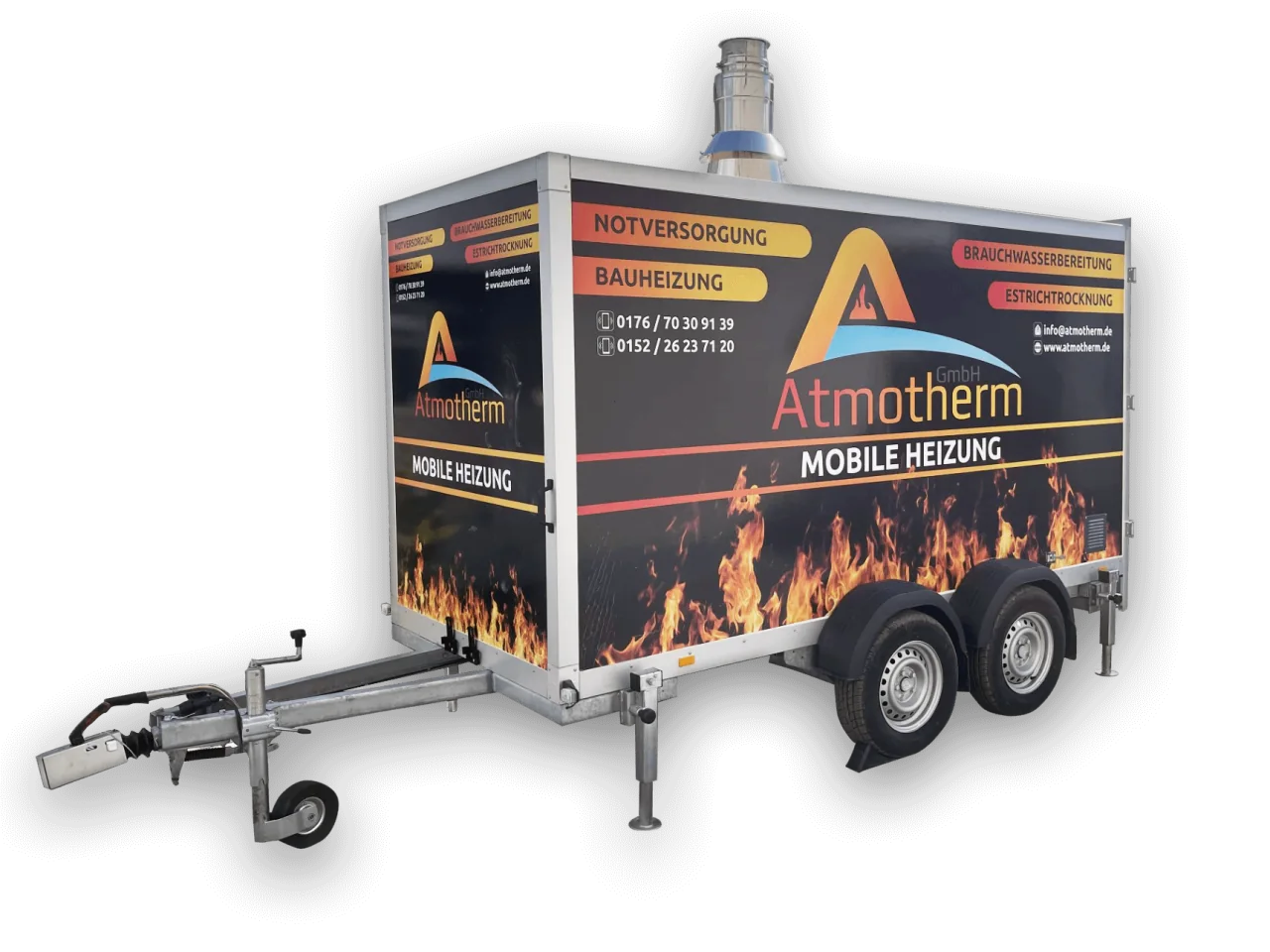 Mobile Heizzentrale von Atmotherm